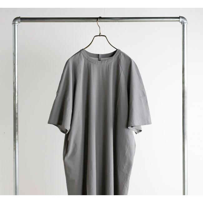 evam eva エヴァムエヴァ E261T120 コットンラグランスリーブ ワンピース cotton raglan one-pieceの画像