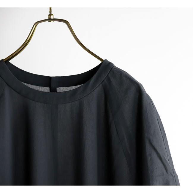 evam eva エヴァムエヴァ E261T120 コットンラグランスリーブ ワンピース cotton raglan one-pieceの画像