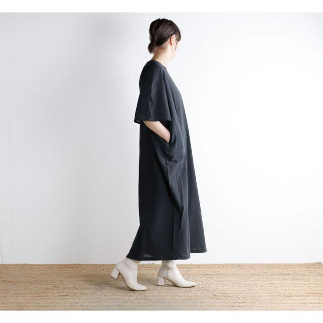 evam eva エヴァムエヴァ E261T120 コットンラグランスリーブ ワンピース cotton raglan one-pieceの画像