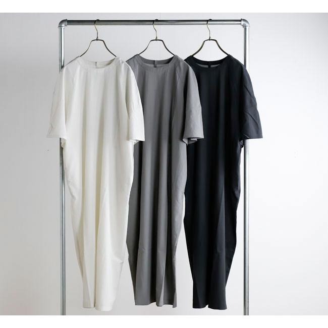 evam eva エヴァムエヴァ E261T120 コットンラグランスリーブ ワンピース cotton raglan one-pieceの画像
