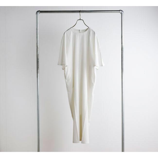 evam eva エヴァムエヴァ E261T120 コットンラグランスリーブ ワンピース cotton raglan one-pieceの画像