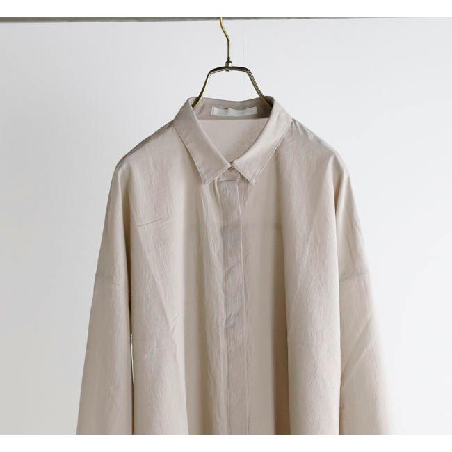 evam eva エヴァムエヴァ E261T118 コットン シャツ cotton shirt |  | 15