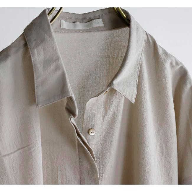 evam eva エヴァムエヴァ E261T118 コットン シャツ cotton shirt