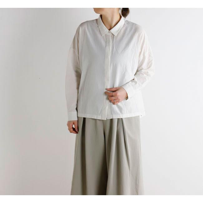evam eva エヴァムエヴァ E261T118 コットン シャツ cotton shirt |  | 01