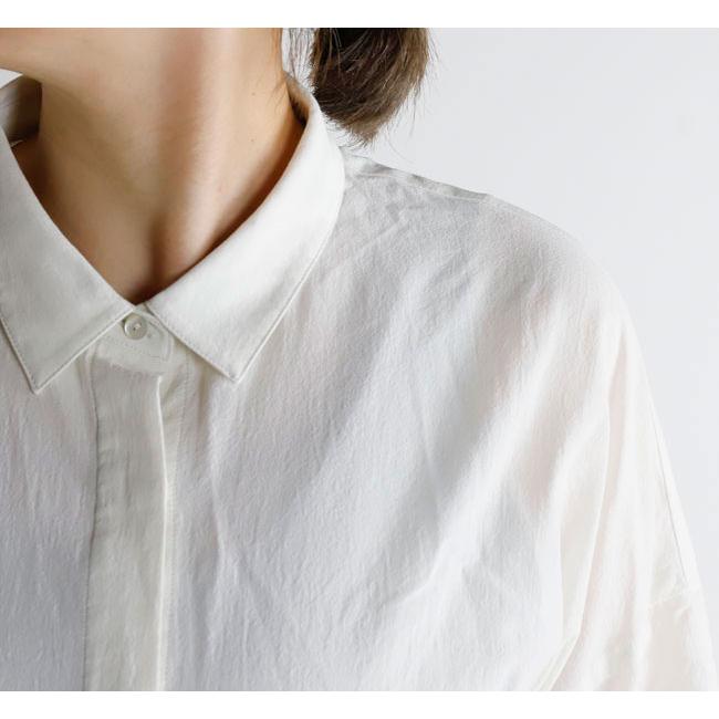 evam eva エヴァムエヴァ E261T118 コットン シャツ cotton shirt |  | 02