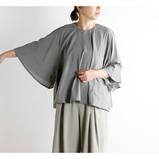 evam eva エヴァムエヴァ E261T119 コットンフレア プルオーバー cotton flare pullover |  | 03