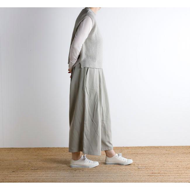 evam eva エヴァムエヴァ E261T061 コットン キュロットパンツ cotton culottes |  | 02