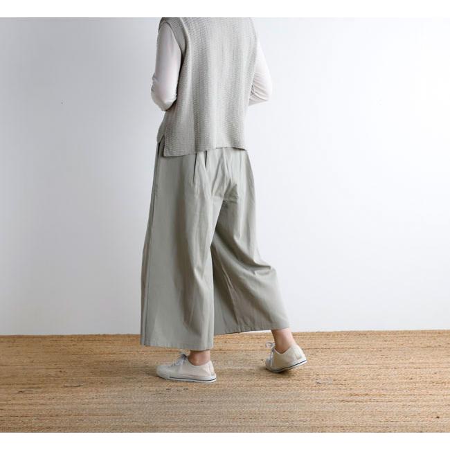 evam eva エヴァムエヴァ E261T061 コットン キュロットパンツ cotton culottes |  | 03