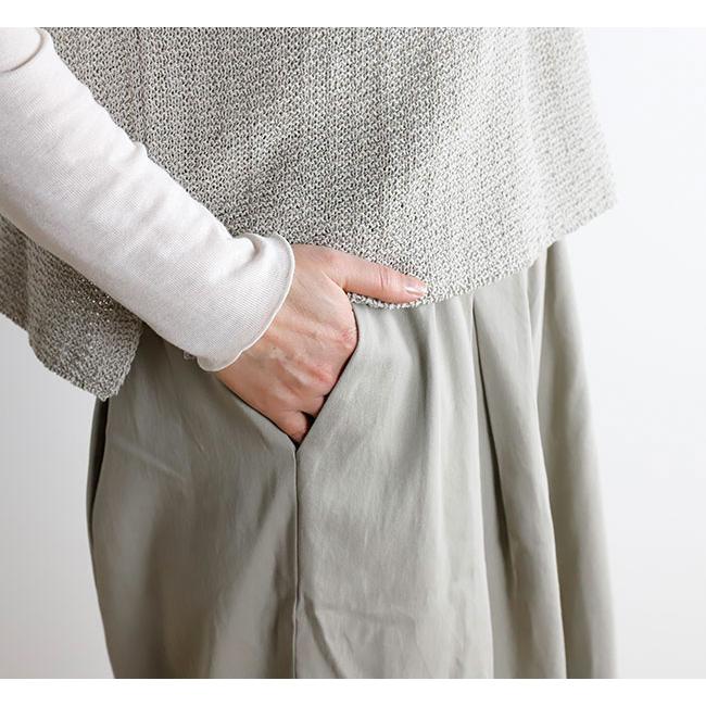 evam eva エヴァムエヴァ E261T061 コットン キュロットパンツ cotton culottes |  | 04