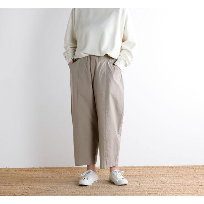 evam eva エヴァムエヴァ E261T130 コットンクロップドパンツ cotton cropped pants | 