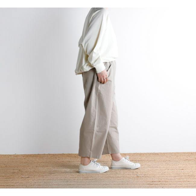 evam eva エヴァムエヴァ E261T130 コットンクロップドパンツ cotton cropped pants |  | 02