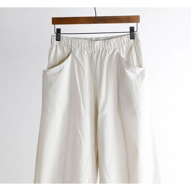 evam eva エヴァムエヴァ E261T130 コットンクロップドパンツ cotton cropped pants |  | 09