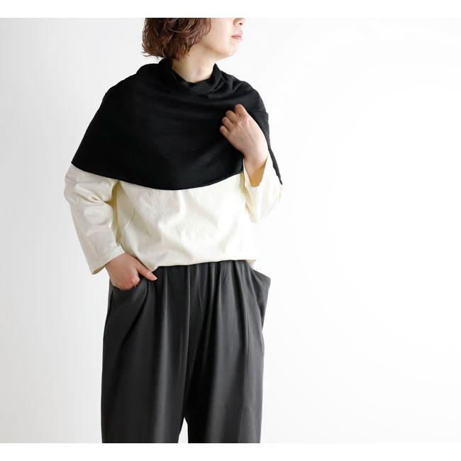 evam eva エヴァムエヴァ E261G142 リネンスヌード linen snood | 