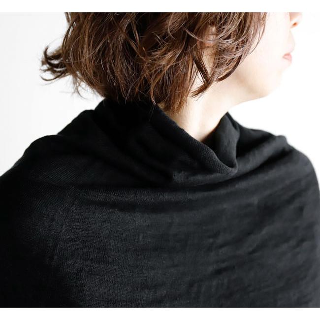 evam eva エヴァムエヴァ E261G142 リネンスヌード linen snood |  | 01
