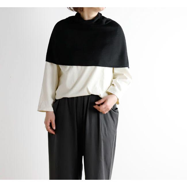 evam eva エヴァムエヴァ E261G142 リネンスヌード linen snood |  | 02