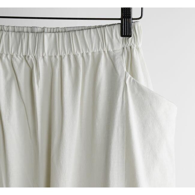 evam eva エヴァムエヴァ E261C170 カットソークロップドパンツ cut&sew cropped pants |  | 12