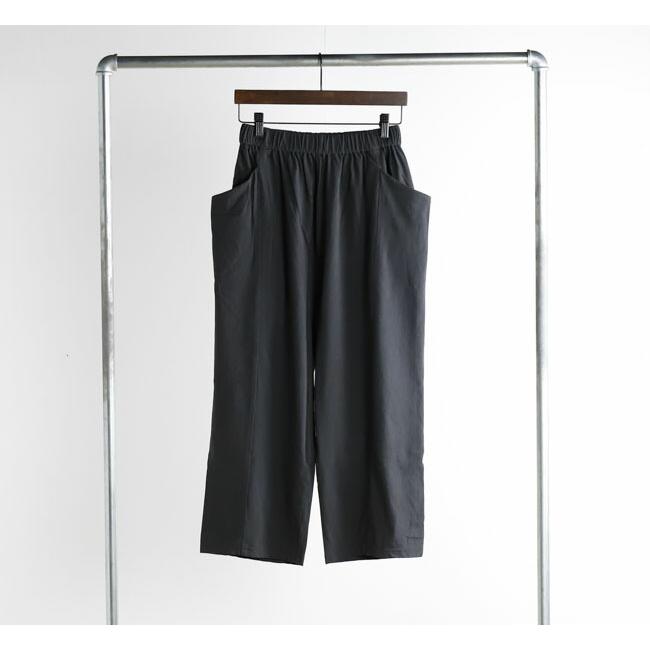 evam eva エヴァムエヴァ E261C170 カットソークロップドパンツ cut&sew cropped pants |  | 08