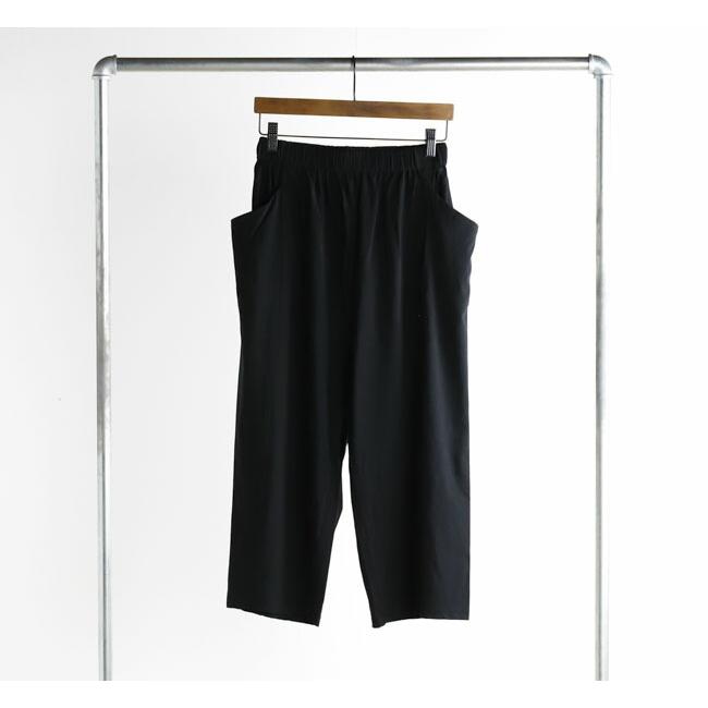 evam eva エヴァムエヴァ E261C170 カットソークロップドパンツ cut&sew cropped pants |  | 09