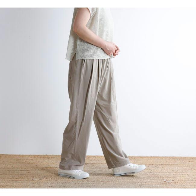 evam eva エヴァムエヴァ E261C171 カットソーワイドパンツ cut&sew wide pants |  | 03