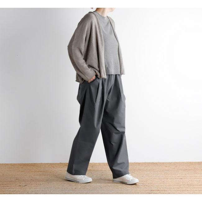evam eva エヴァムエヴァ E263T030 コットンボリュームパンツ cotton volume pants |  | 02