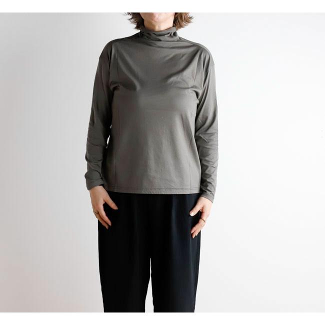 evam eva エヴァムエヴァ E263C005 カットソータートルネック　cut&sew turtleneck |  | 01