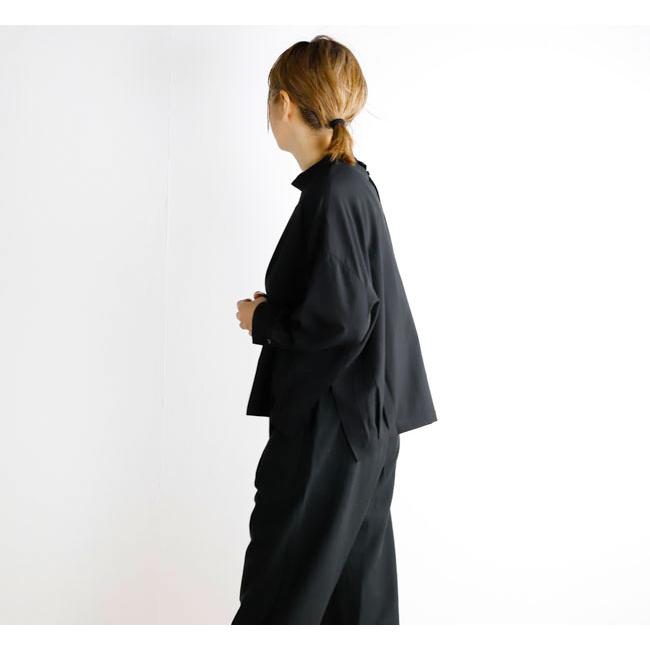 evam eva エヴァムエヴァ E263T073 ウールタックプルオーバー　wool tuck pullover |  | 04
