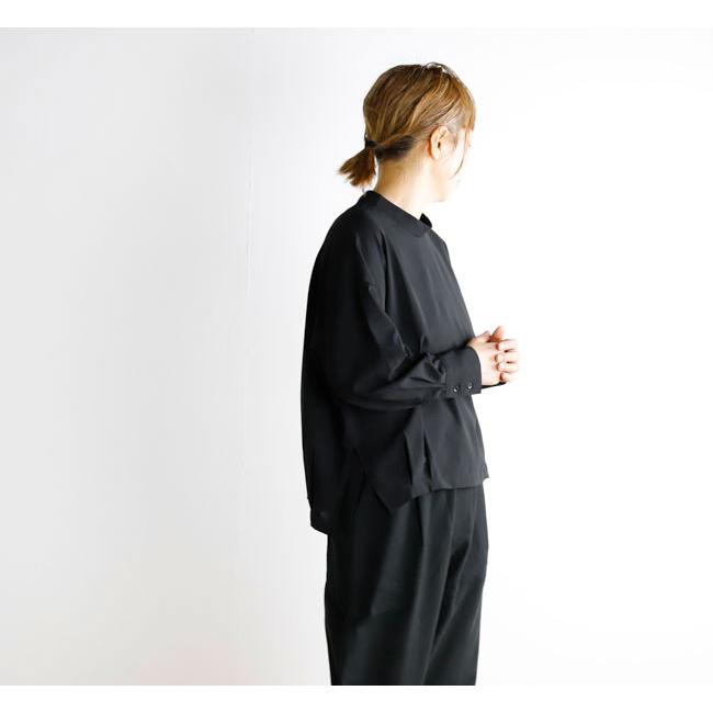 evam eva エヴァムエヴァ E263T073 ウールタックプルオーバー　wool tuck pullover |  | 05