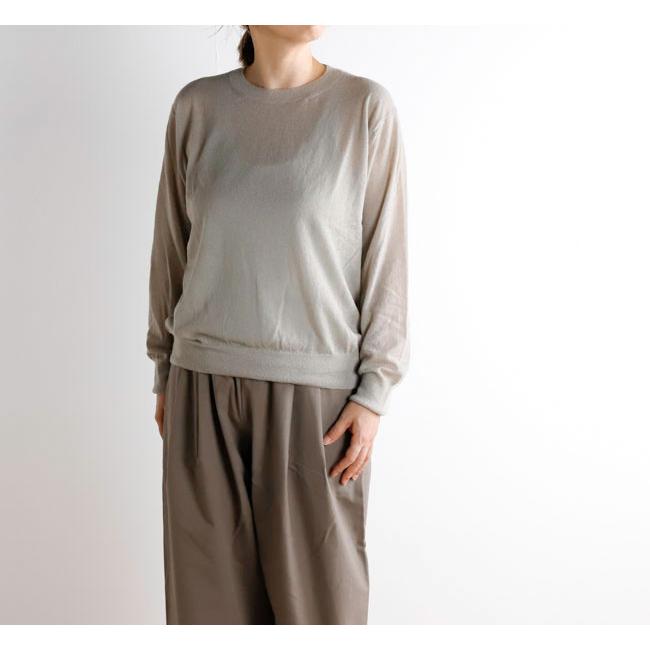 evam eva エヴァムエヴァ E263K038　 ウールカシミアプルオーバー　wool cashmere pullover | 