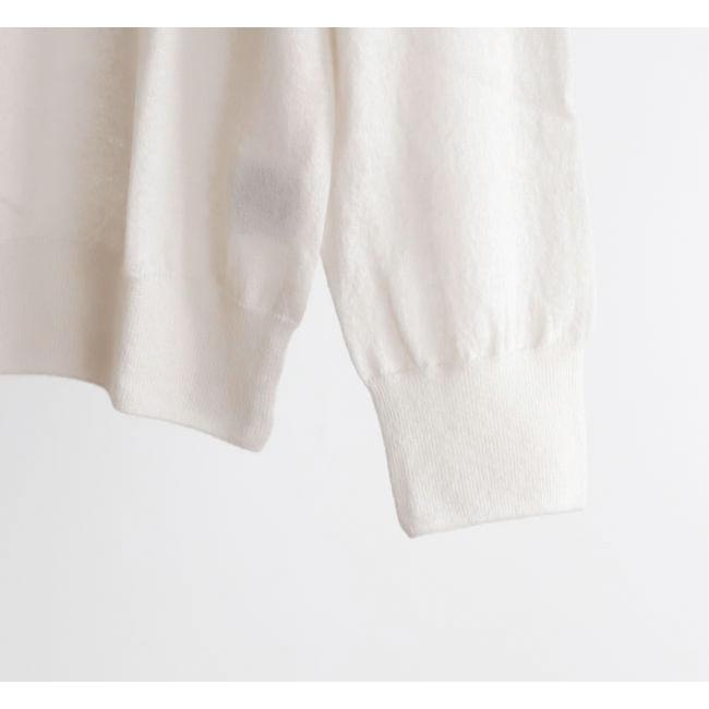 evam eva エヴァムエヴァ E263K038　 ウールカシミアプルオーバー　wool cashmere pullover |  | 12