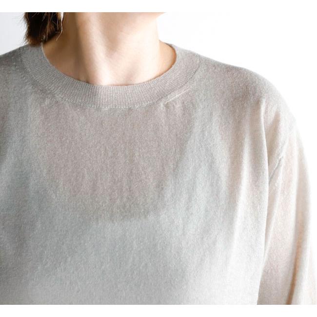 evam eva エヴァムエヴァ E263K038　 ウールカシミアプルオーバー　wool cashmere pullover |  | 01