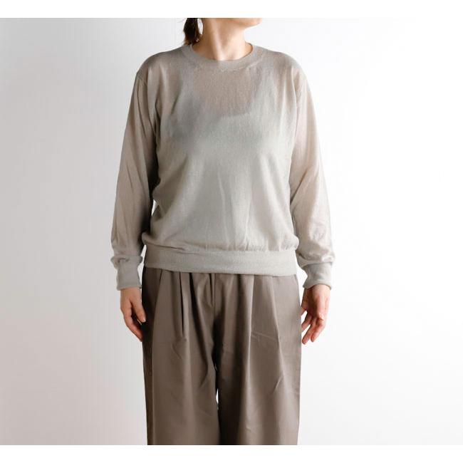 evam eva エヴァムエヴァ E263K038　 ウールカシミアプルオーバー　wool cashmere pullover |  | 02