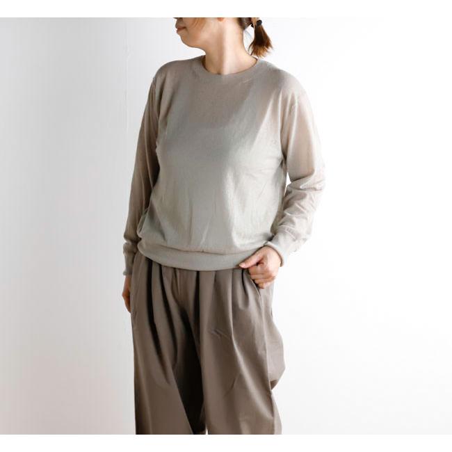 evam eva エヴァムエヴァ E263K038　 ウールカシミアプルオーバー　wool cashmere pullover |  | 03