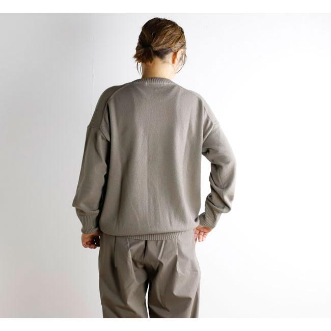 evam eva エヴァムエヴァ E263K065　 ウールプルオーバー　wool pullover |  | 03