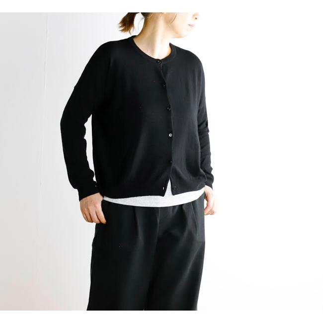 evam eva エヴァムエヴァ E263K039　 ウールカシミアカーディガン　wool cashmere cardigan | 