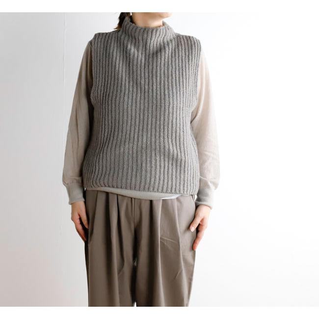 evam eva エヴァムエヴァ E263K106 リニュー ウール ベスト renew-wool vest |  | 03
