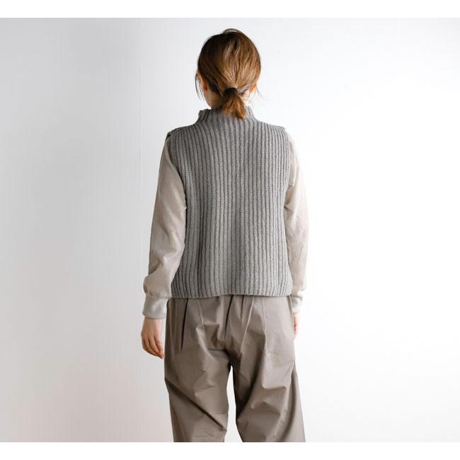 evam eva エヴァムエヴァ E263K106 リニュー ウール ベスト renew-wool vest |  | 05