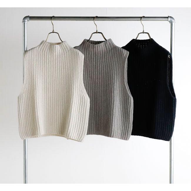evam eva エヴァムエヴァ E263K106 リニュー ウール ベスト renew-wool vest |  | 06