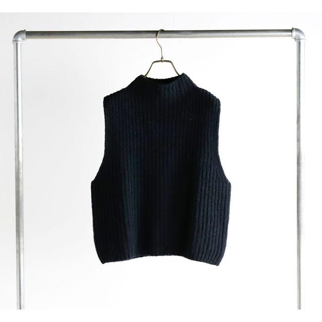 evam eva エヴァムエヴァ E263K106 リニュー ウール ベスト renew-wool vest |  | 09