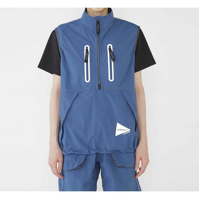 SALE30%OFF // GRAMICCI×and wander グラミチ×アンドワンダー BRUSHED NYLON VEST ブラッシュナイロンベスト GUJ5-S3001 |  | 03