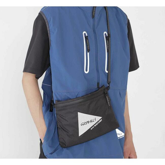 SALE30%OFF //GRAMICCI×and wander グラミチ×アンドワンダー NYLON SACOCHE ナイロンサコッシュ GAC5-S3013 | 