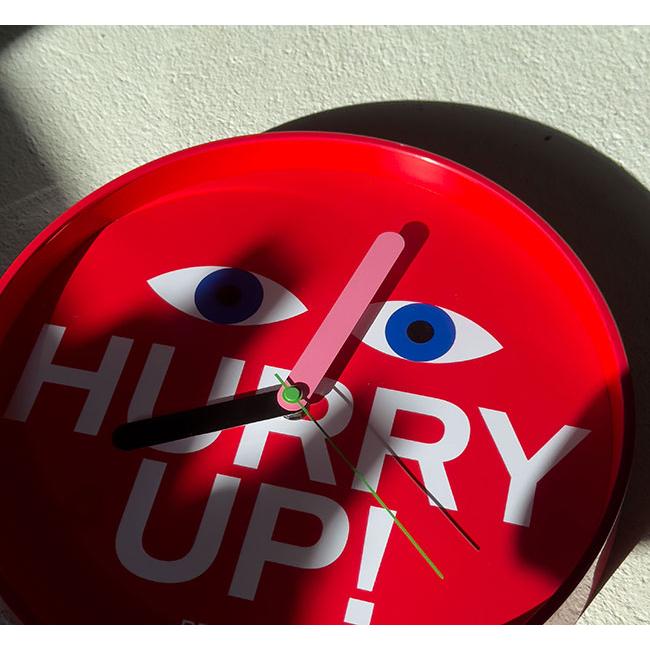 Brutto Wall Clock "Hurry up" ブルット ウォール クロック "ハリーアップ" アートな壁掛け時計 3763H |  | 03
