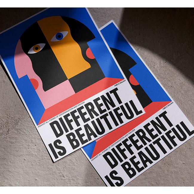Brutto Fine Art Prints A4 "Different is beautiful" ファイン アート プリント A4 "ディファレント イズ ビューティフル" アートポスター 3765D |  | 02