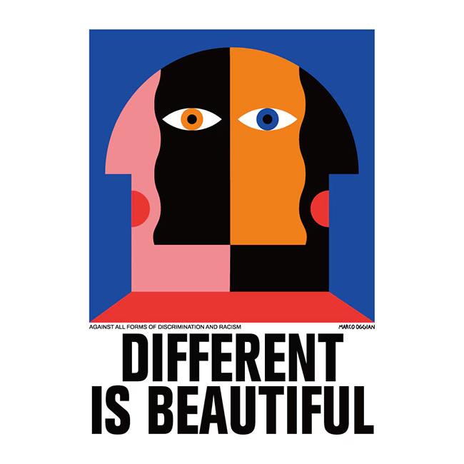 Brutto Fine Art Prints A4 "Different is beautiful" ファイン アート プリント A4 "ディファレント イズ ビューティフル" アートポスター 3765D |  | 04