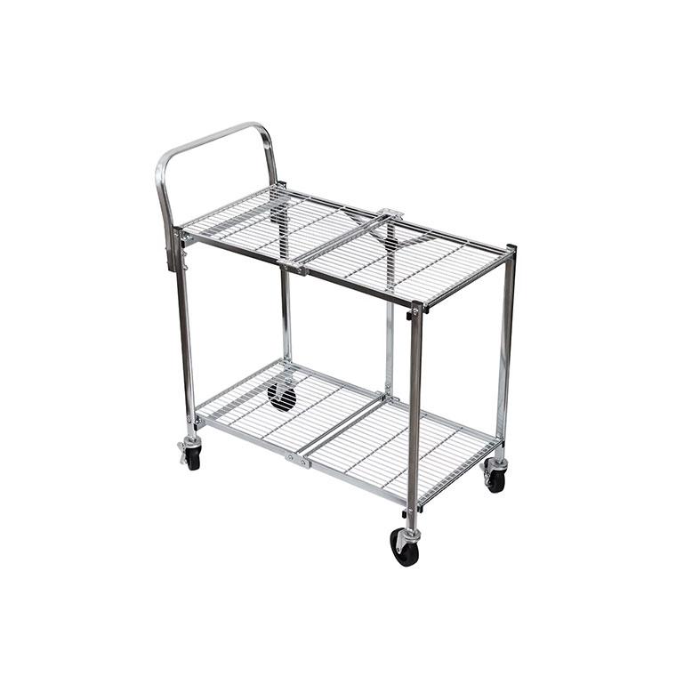 DETAIL 3770T2 メタル フォールディング カート "2 ティア" 機能性とタフさを両立したワゴンカート Metal Folding Cart "2 Tier" | 