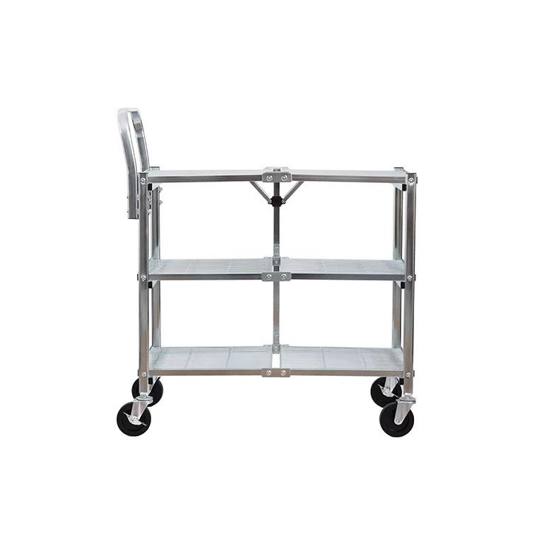 DETAIL 3770T3 メタル フォールディング カート "3 ティア" 機能性とタフさを両立したワゴンカート Metal Folding Cart "3 Tier" |  | 01