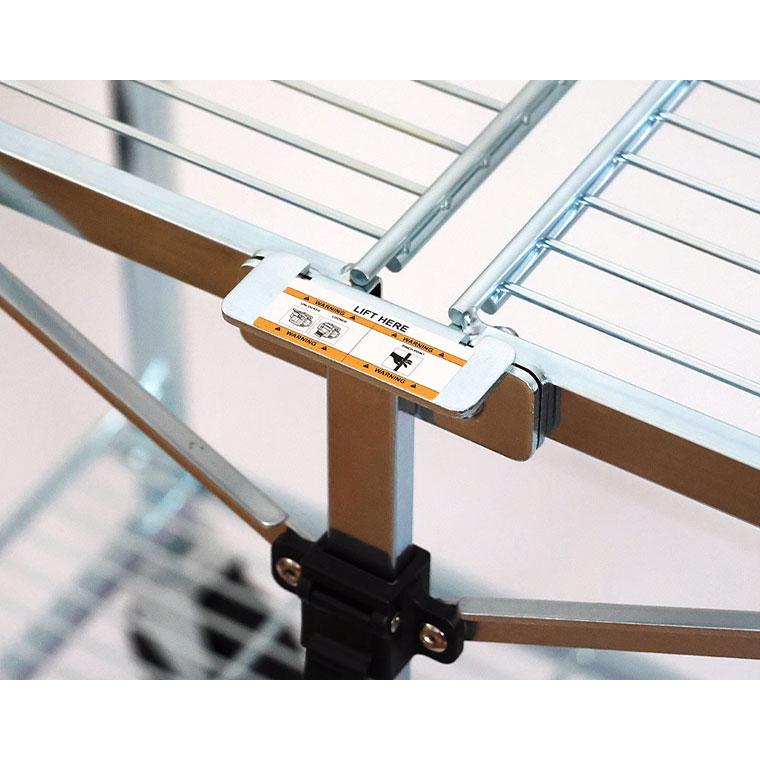 DETAIL 3770T3 メタル フォールディング カート "3 ティア" 機能性とタフさを両立したワゴンカート Metal Folding Cart "3 Tier" |  | 04