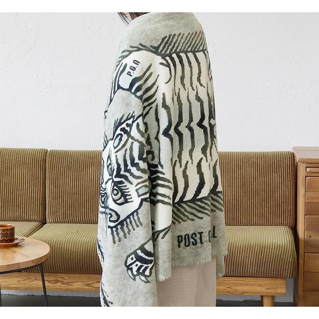 POST GENERAL｜FLANNEL FLEECE BLANKET - TIGER フランネル タイガーフリースブランケット |  | 06