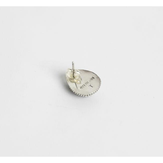 indian jewelry インディアンジュエリー ナバホ シルバー925 オニキスピアス |  | 03