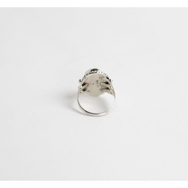 indian jewelry インディアンジュエリー ナバホ シルバー925 ツイストロープ ターコイズ リング 指輪 |  | 07
