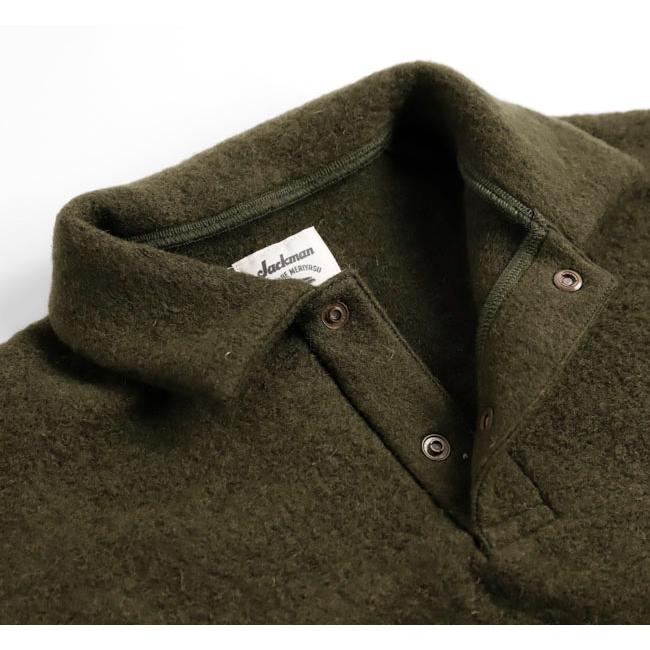 Jackman ジャックマン JM7583 ウールヒモポロ Wool HIMO Polo |  | 10